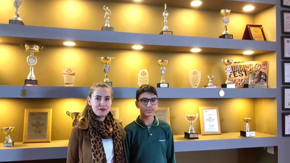 A moment from Turuncu school life